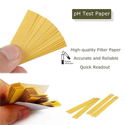 3 Pack pH.1-14 Test Paper Extensive Test Paper Litmus Test Paper 240 Strips pH Test with Storage Case for Saliva Urine Water Soil Testing Pet Food and Diet pH Monitoring (3 Pack with Storage Case) - size: 240 count (Pack of 3)