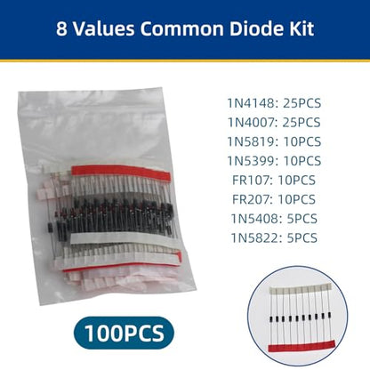 1490 Pcs Electronic Component Kit Assortment Box for DIY Project