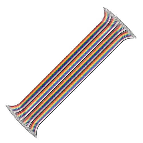 40 Pins XH2.54 Double Head Flat Ribbon Cables, 50cm / 20" - size: XH 2.54 20inch