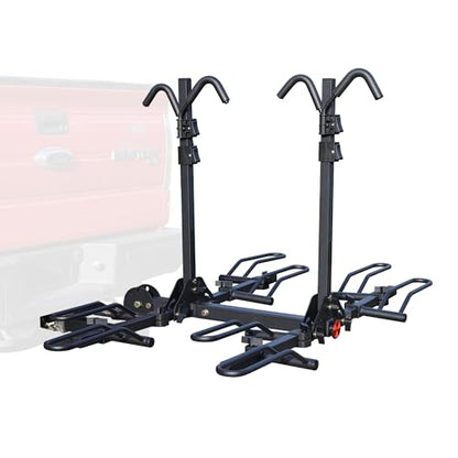 Rockland Foldable 4-Bike Rack, 160 lbs Capacity, Hitch Mount Bike Rack, Fits up to 2.5" Tire Width and 50" Wheelbase, Bike Carrier Rack for 2" Receiver for Cars SUVs Vans RVs - size: 4-Bike Rack+160LBS