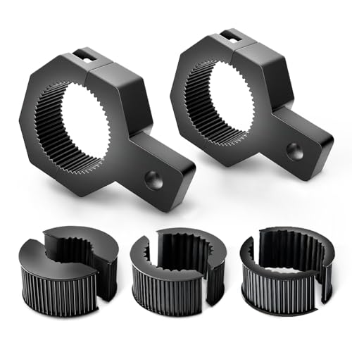 Nilight 2 Pack Off Road LED Light Mount Bracket, Vertical Tube Clamp - size: 2-Pack (Standard)