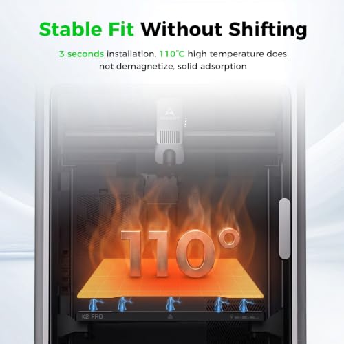 Creality K2 Pro Build Plate, 325×310 mm K1 Max PEI Coating Spring Steel Magnetic Bed, K2 Pro Upgrade Printing Plate, Double Sided Frosted Textured Build Plate for Creality Ender 3 V3 Plus 3D Printer - color: PEI Frosted Gold, size: K1 Max/Ender 3 V3 Plus/