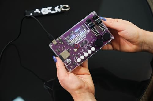 CircuitMess DIY Music Machine Kit | Build Your Own Synthesizer & Light Show | STEM Electronics Kit for Kids & Teens (Ages 9+) (Synthia 2.0)