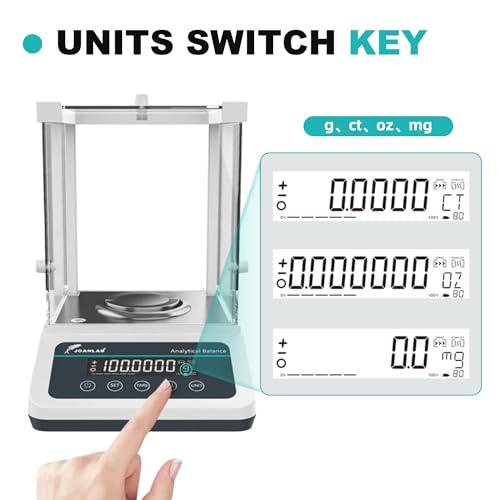 JOANLAB FA2204N Analytical Balance, 0.1mg Dual Calibration - size: 220