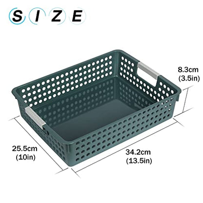 4Pcs Classroom Organization and Storage Paper Tray Holds,Fits 4A paper - color: 4Pcs Dark Blue