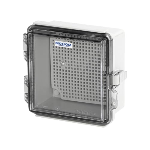 Mollom Transparent Cover Outdoor Junction Box (5.3x5.3x3In) - size: 5.3x5.3x3"