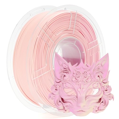 iSANMATE Matte Tricolor PLA Filament Color Change 1.75MM Purple Pink Yellow - color: Purple Pink Yellow