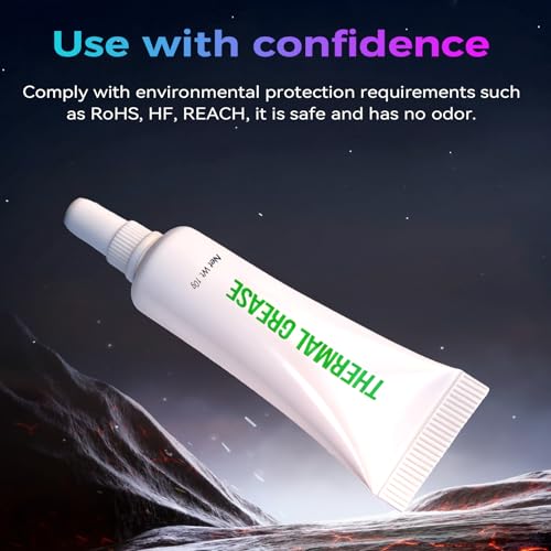Creality Official 3D Printer High Thermal Grease, 350℃ High-Temperature Resistant Paste, Excellent Thermal Conductivity Grease for 3D Printer Hotend/Nozzle, Suitable for All 3D Printers (1PC) - size: 1 PCS, style: Thermal Grease