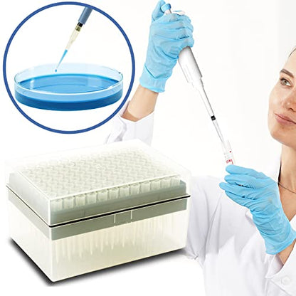 ONiLAB 100µL Universal Pipette Tips, 96 Tips/Rack, DNase/RNase Free - size: 100ul