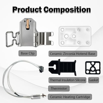 A1 Mini/A1 Hotend Heating Assembly Kit Quick Swap Heat Resistant - size: For A1 Mini/A1
