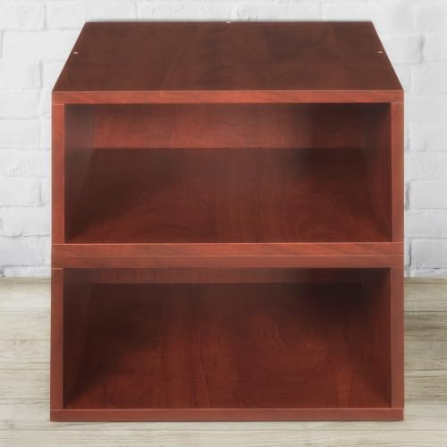 Niche Cubo Storage Set of of Half Size Cubes, Set of 2, Cherry - color: Cherry, size: Set of 2
