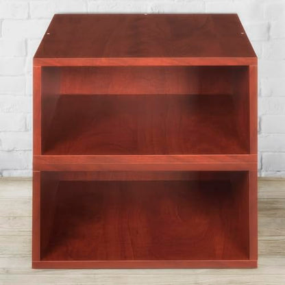 Niche Cubo Storage Set of of Half Size Cubes, Set of 2, Cherry - color: Cherry, size: Set of 2