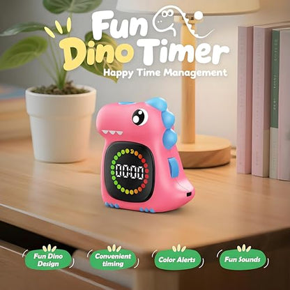Visual Timer for Kids 99 Minute Digital Potty Training Timer for Homeschool - color: Pink