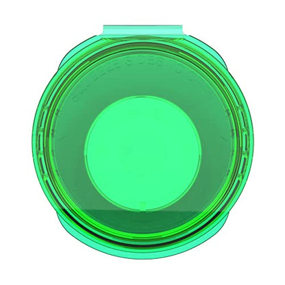 Dragon Chewer 13 Dram CR Plastic Packaging Pop Top Containers - Child Resistant Travel Holder Vial Bottles - 315 qty (Translucent Green) - color: Translucent Green