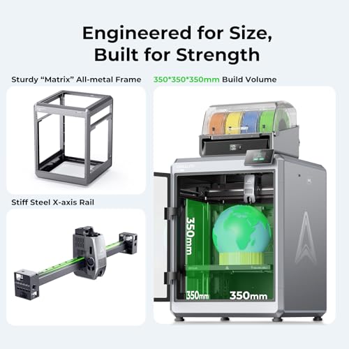Creality K2 Plus Combo 3D Printer, Multi Color Printing with New CFS Bundle with Creality 3D Printer Tool Kit, 74Pcs 3D Printing Tool Wrap Kit Assembly