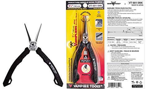 VAMPLIERS 4-PC 5" Precision Mini Pliers Set, ESD Safe, Made in Japan - style: 4-Piece 5" Precision Pliers Set