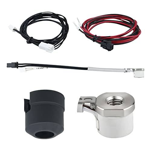 24V CHC Ceramic Heater Block Kit Built-in NTC 100K 3950 Thermistor Compatible with AC Kobra Max Chiron, Ender 3 V2 Pro Ender 5 Plus pro V6 hotend CR10 CR-6 SE Prusa mk3s 3D Printer (Heat Block Kit)