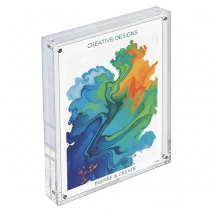Azar Displays 104435 8.5x5.5 Vertical/Horizontal Block Frame - size: 8.5 in x 5.5 in Vertical/Horizontal
