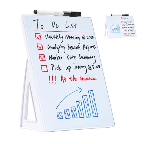 Desktop Dry Erase Board, Small Whiteboard with Stand - size: 6"W x 8.3"H, style: Basic