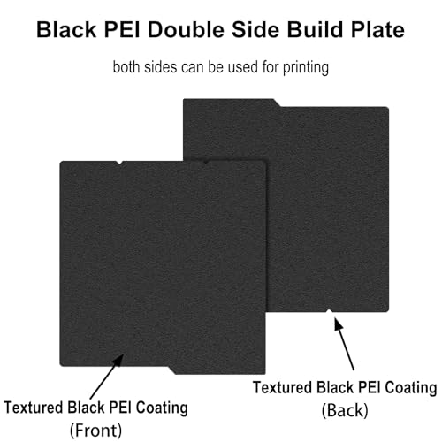 264x276mm Textured PEI Build Plate for Kobra 4/Kobra S1/Kobra X - size: 264x276MM