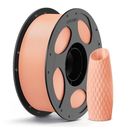 ANYCUBIC PLA 3D Printer Filament 1.75mm, Peach Pink, 1KG - color: 1kg Peach Pink