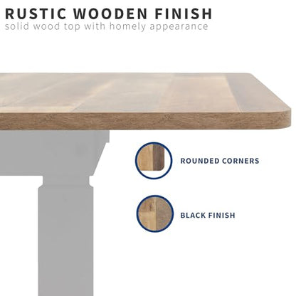 VIVO Reclaimed Wood 71 x 30 in Table Top, DESK-TOP72-30P - color: Reclaimed Wood
