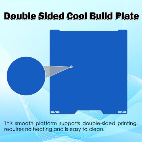 H2C/A2L Cool Build Plate Double Sided Smooth Board No Heating No Glue - size: For H2C
