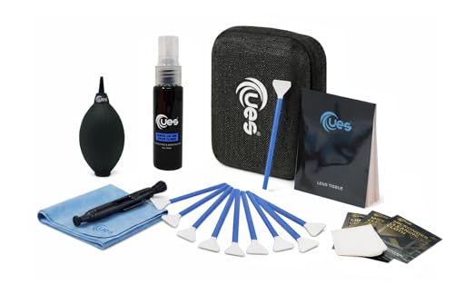 UES 21-in-1 Professional Full Frame Camera Cleaning Kit with a Travel Case - size: Full-Frame Cleaning Kit