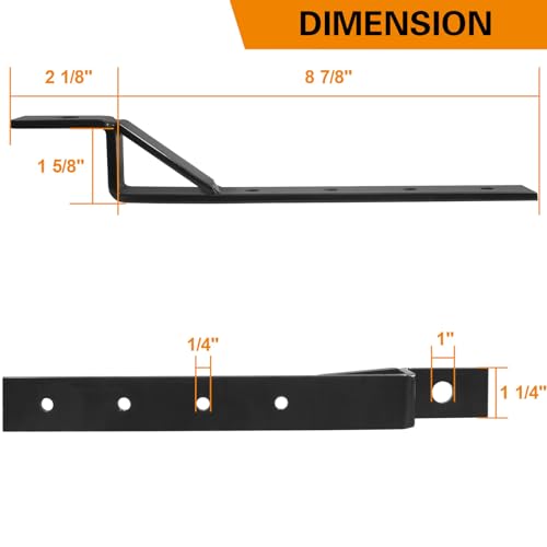 Adjustable Universal Hard Saddle Bag Mounting Bracket Kit