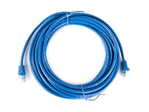 MonoPrice 25FT 24AWG Cat5e 350MHz UTP Ethernet Network Cable - color: Blue, size: 25 Feet