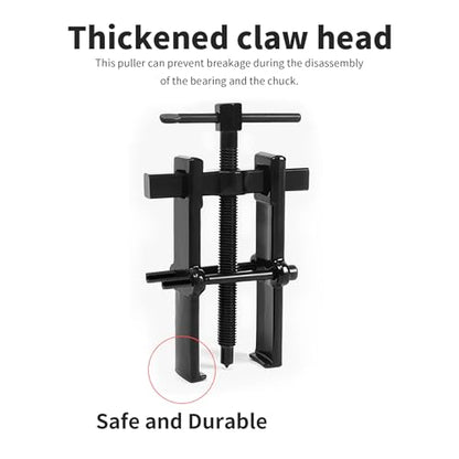 Beam 2 Jaw Puller 2.5" Bearing Gear Pullers, 160mm T-Shaped Screw - size: 2Jaw 2.5In 100×160MM