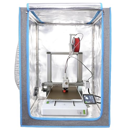 Multifunctional Resin 3D Printer Enclosure with Smart Ventilation kit - color: Blue Edges