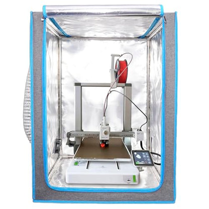 Multifunctional Resin 3D Printer Enclosure with Smart Ventilation kit - color: Blue Edges