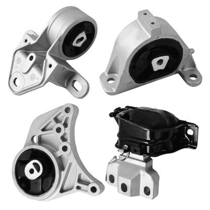 Engine Engine Motor Mount Kit Fit for 2001-2007 Chrysler Town & Country 3.3L 3.8L, 2001-2003 Chrysler Voyager V6 3.3L, 2001-2007 Grand Caravan V6 3.3L 3.8L OE# A2926HY A2925 A2927 A2928 - size: For 2001-2007 Town&Country 3.3L 3.8L