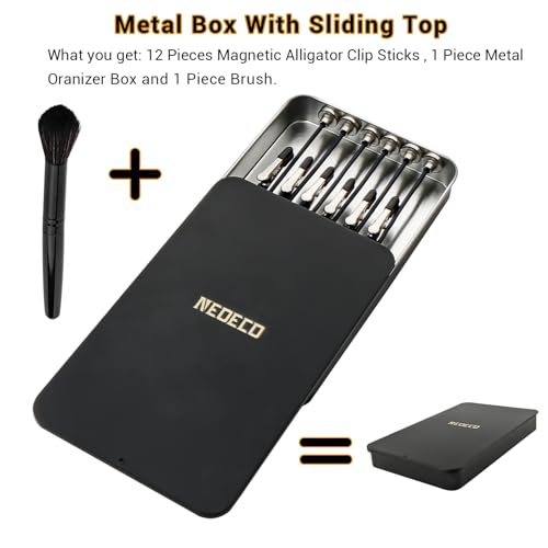 Model Painting Stand Base, 12PCS Bendable Alligator Clip Sticks and Brush Set Modeling Tools for Airbrush Spray Gundam Model Hobby Holder