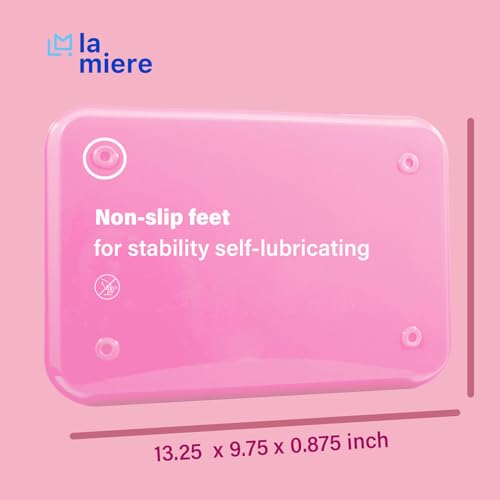 LA MIERE 1Pcs Autoclavable Dental Procedure Tray Lockable Set up Flat Trays Size B (Ritter),Plastic Instrument B-Lok Flat Trays, 13.25 x 9.75X 0.875 Inches (1, Candy Pink) - color: Candy Pink, size: 1