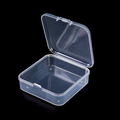 LJY 20 Clear Plastic Boxes, 2.2 x 2.2 x 1.4 in for Diamond Painting - color: Clear, size: 2.2×2.2×1.4 in
