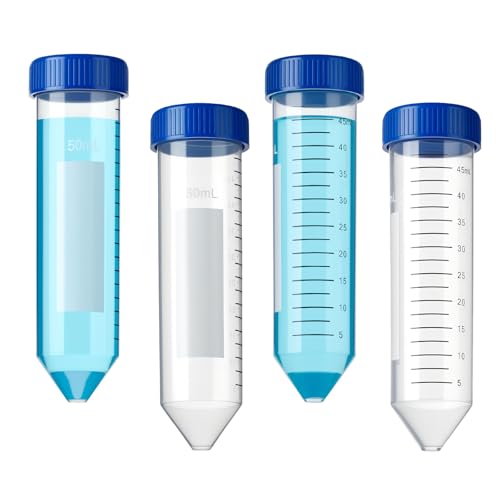 50ml Centrifuge Tubes with Screw Caps DNase/RNase Free & Pyrogen Free - size: 25ML Conical