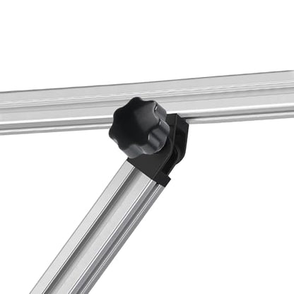 Oedema 4 Sets 2020 Aluminum Extrusion Profile Connector, Black - style: Style D-Black