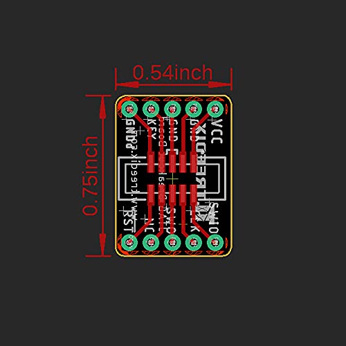 Treedix 2pcs JTAG Breakout Board Adapter Converter SWD Breakout Jtag Debug Board with 2 Row 1.27mm Pitch 10pins Female to Female IDC Connector Flat Flexible Gray Ribbon Jumper Cable 200mm for J-Link