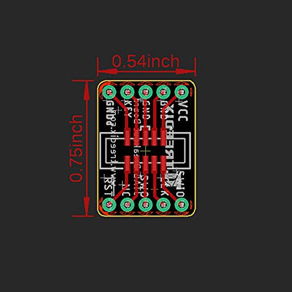 Treedix 2pcs JTAG Breakout Board Adapter Converter SWD Breakout Jtag Debug Board with 2 Row 1.27mm Pitch 10pins Female to Female IDC Connector Flat Flexible Gray Ribbon Jumper Cable 200mm for J-Link