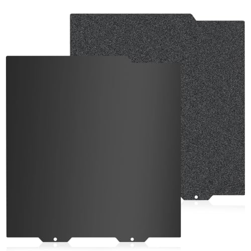 184x184mm Double-Sided PEI Build Plate for Bambu Lab A1 Mini, Black Smooth & Textured Flexible Spring Steel Plate, PLA PLA+ TPU Low Temp Printing Bed - size: 184x184mm