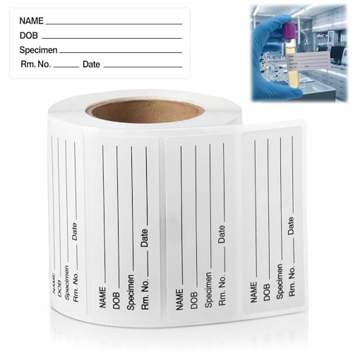 420 Pcs Pathology Labels, 2.25" x 0.875", No Dispenser Box - style: No Dispenser Box