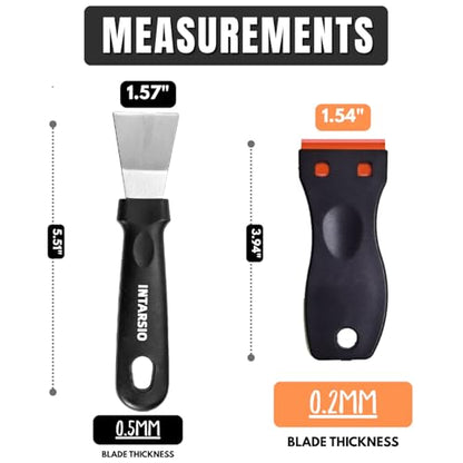 High-Quality 3D Printer Tool Removal Scraper Kit, 4 Types of Sharpened Blades & 10 Extra Blades, 3D Printer Scrapers for Fast Separation Large Medium Small Models, Great 3D Printer Accessories Gifts - style: 4-IN-1 Professional Spatula
