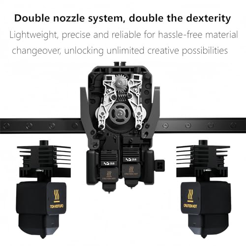 0.8MM H2D Hotend, Upgraded Hardened Steel Nozzle Print Head Hot End Assembly Kit for Bambu Lab H2D/A1/A1 Mini 3D Printer - style: 0.8mm Hotend (1PCS)