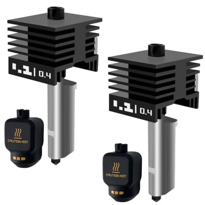 2 PCS 0.4MM P2S Hotend Kits for Bambu Lab X2D/H2D/H2S/H2C/A1/A1 Mini - size: 2 PCS 0.4MM