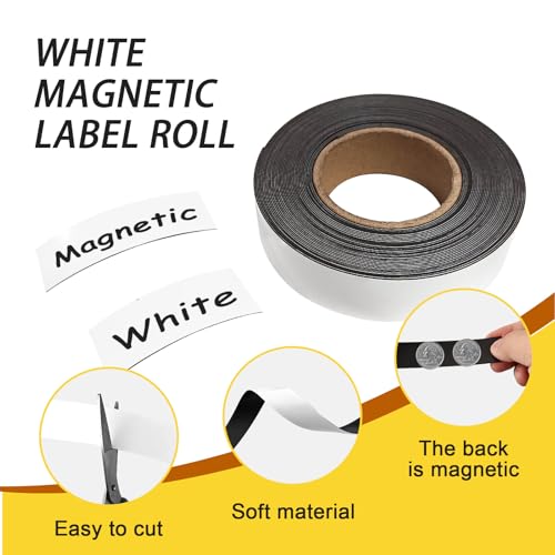 Magnetic Labels Dry Erase,1" x15ft - size: 1"x15ft
