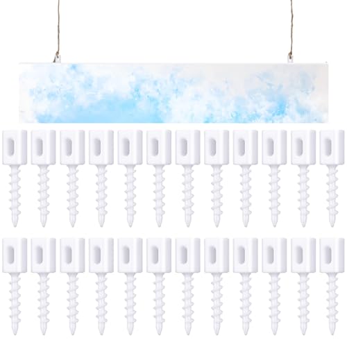 Chunful 24 Pack Foam Board Hangers Foamcore Wall Mounting Hangers