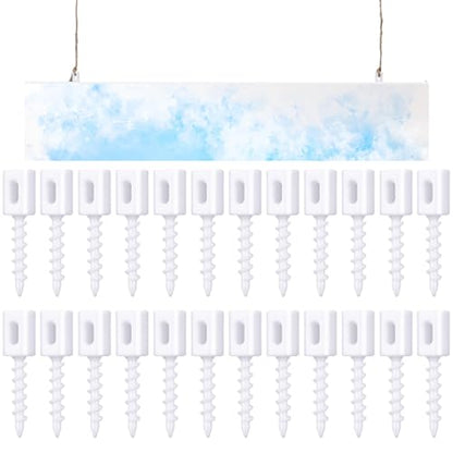 Chunful 24 Pack Foam Board Hangers Foamcore Wall Mounting Hangers