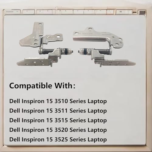 LCD Hinge Set for Dell Inspiron 15 3510 3511 3515 3520 3521 3525